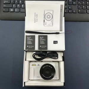 EXPOSE Digital Camera 75MP Camera 5K Vlogging Camera 3.0Flip Screen 18X Digital Portable Camera with 64GB Card