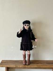 Dress Black Anak Perempuan Gaya Model Terkeren Fashion Korean Bisa COD