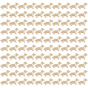 100Pcs hình động vật kẹp giấy Kim Loại Kẹp Giấy Kẹp tập hồ sơ giấy Nhỏ đánh dấu trang sách bằng kim loại Clip Cho đồ dùng học tập văn phòng