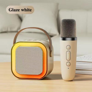 Mini Bluetooth Speaker Karaoke at home Wireless Microphone Karaoke Speaker 3D Stereo Amplifier Home Party Camping picnic
