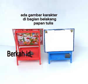 alat tulis anak lengkap 1set/papan tulis anak dengan penyangga/papn tulis anak dengan kaki/model terbaru penyangga ples papan tulis anak/papan tulis anak dengan kaki/white board dengan kaki