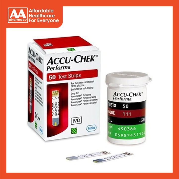 AccuChek Performa Test Strip 50's Lazada