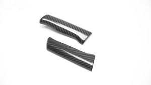 OnlyF U For Fiat 124 Abarth 124 2016-2025 2Pcs Dry Carbon Fiber Car Interior Parking Hand Brake Leaver Cover Trim Accessories 3H4K8