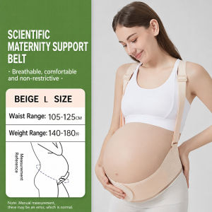 Pregnancy Support Belt 3-in-1 Maternity Band Belly Waist Support Adjustable Pregnancy Belt L/XL