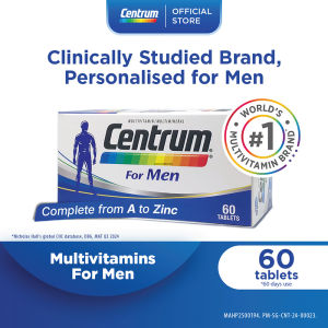CENTRUM Multivitamin Supplement for Men Energy Vitality Immunity Heart Brain Eyes Bones Muscles
