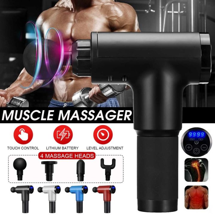 Muscle Massage Gun Electric Deep Muscle Relaxation Fitness Percussion