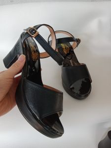 Dép nữ cao gót mẫu quai hậu một bản to gót vuông 7 phân chắc chắn Thời Trang KH06