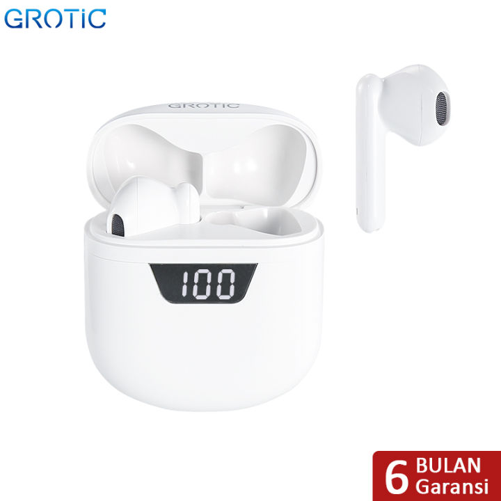 GROTIC Earphone Bluetooth TWS Headset Wireless Earbuds J55