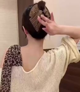 Kẹp tóc càng cua hình tam giác đính nơ Hàn Quốc nữ đẹp hottrend nhám cỡ size lớn iLita cặp búi  dễ thương cào 10 14 răng