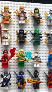 14 Ninja building block minifigure jungle suit building block figure double-sided printing for boys educational assembly