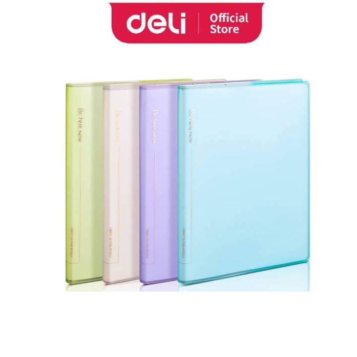 Deli Plastic Cover Book 96 Pages (203x140mm) [Per Book] PT3296 Lazada