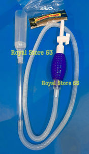 Bộ bóp tay hút cặn thay nước cho bể cá cảnh (có van khóa)