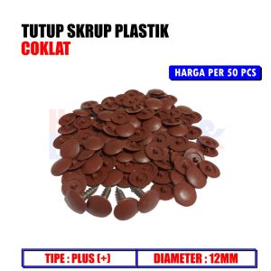 Penutup Sekrup Tutup Sekrup Skrup Plastik Dop Screw Cap Cover Plastik Sekrup Model Plus