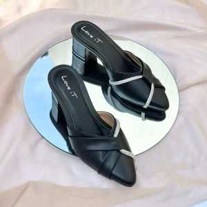 naura MULES HEELS WANITA | SANDAL WANITA HAK 5 CM SANDAL