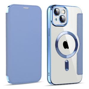 KISSCASE For iPhone15ProMax Card Slot Magsafe Leather Case For Apple iPhone 15 Pro Max 15 Plus 14 13 12 11 Flip Wallet Card Holder Stand Wireless Charging Cover