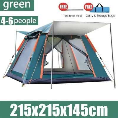 4/6people Waterproof and sun Proof Camping tent Automatic Tent outdoor heavy duty Tent for 4 to 6 person