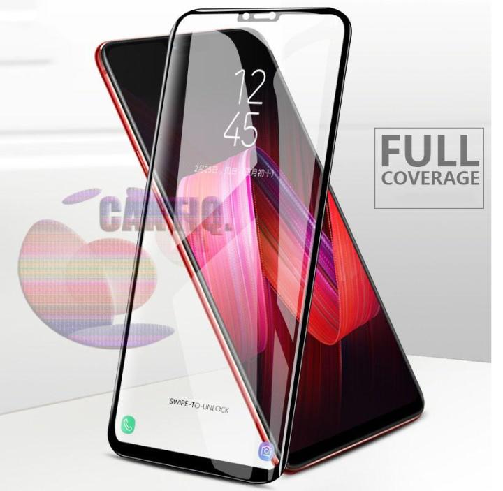 Screen Protector Oppo F7 Back Cover Rubber Tempered Glass Oppo F7