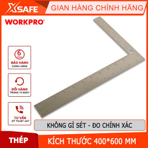 Thước thép đo vuông góc kích thước 400*600mm Workpro - WP264008
