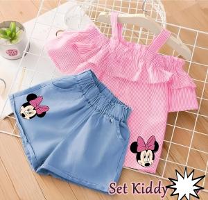 Daigo Dydy Pink Setelan AnaK Perempuan 1 2 3 4 5 Tahun 6 12 Bulan Baju Bayi Perempuan Korea Style