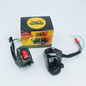 Motorcycle carbon fiber handle combination switch MIO RAIDER AEROX Nmax XRM LC135