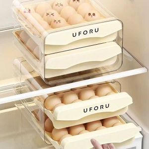 Khay Đựng Trứng 2 Tầng 32 Ô An Toàn Tiện Lợi Dễ Tháo Lắp Vệ Sinh Hiệu Quả Cho Bếp