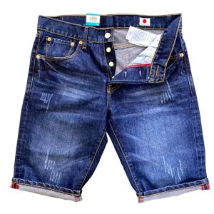 Promo Celana Pendek jeans Pria Motif Distro Terbaru/Celana Pendek Pria Regular Fit Terlaris