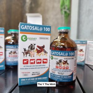 GATOSAL @ 100 Goovet Catosal nội trợ lực cấp tốc vỗ béo chống còi tăng sức mạnh tăng đề kháng dùng trong thú y chai 20 100 ml