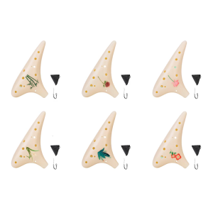 Resins Ocarina For Beginners Featuring 12 Precisions Holes And Clear Sound Quality For Practice Or Performances