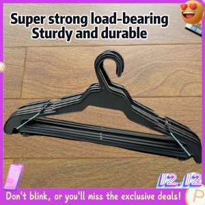 Sturdy Clothes Drying Rack Black Simple Cheap And Practical Plastic Slothes Hanger