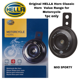 MIO SPORTY |HELLA MOTORCYCLE HORN 1PC | MOTORCYCLE DISC HORN | Super Loud | Easy to Use | High Quality | Durable