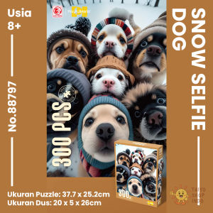 TAIYO Mainan Anak Puzzle 300 Pcs Animal Jigsaw Hewan Edukasi Kepingan Interaktif Sensori Montessori Art