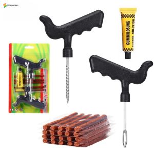 Car and Motorcycle Tubeless Tire Repair Tool Kit Bicycle Accessories 8Pcs/set
