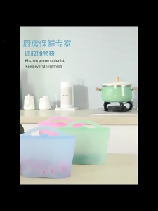 Silicon lò vi sóng HấP TiệT Trùng Túi tái sử dụng du lịch Túi lưu trữ lưu trữ cung cấp