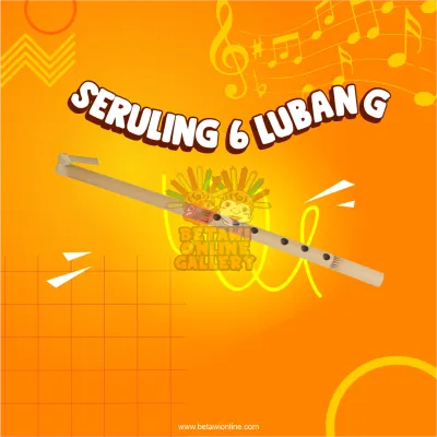 Seruling / Suling Bambu 6 Lubang