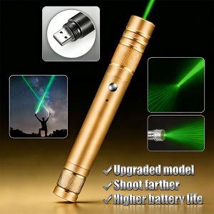 【5-year warranty card】Laser pen USB 532nm meeting/construction 25000m High power laser long-range Rechargeable