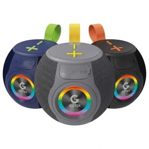 Loa Bluetooth Không Dây GUTEK GTL-01 Bass Mạnh - Đèn LED 7 Màu Pin Dùng Lâu Hỗ Trợ USB Thẻ Nhớ TF Đài FM