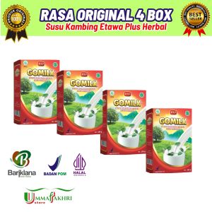 GOMILK Susu Kambing Etawa 200g – Pelancar ASI Herbal Ibu Menyusui Sehat Nafsu Makan dan Imun