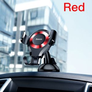 🥇✅SG READY STOCK✅Baseus Universal Gravity Car Phone Holder Sucker Suction Cup Windshield Car Holder For iPhone 13 XS Samsung Phone Holder Stand