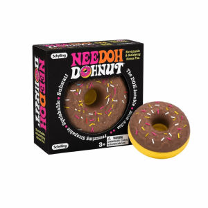CuddleCove NeeDoh Donut Shape Squishy Toy Stress Relief Fidget Toy Soft Slow Rise Sensory Squeeze Toy Gift