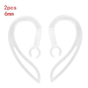 6mm 360° Replacement Flexible Bluetooth-compatible Earphones Soft Silicone Ear Hook Clip