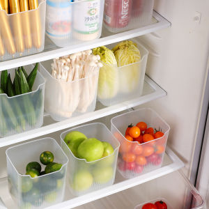 Transparent Refrigerator Side Door Food Storage Multipurpose Fridge Organizer Bin Basket