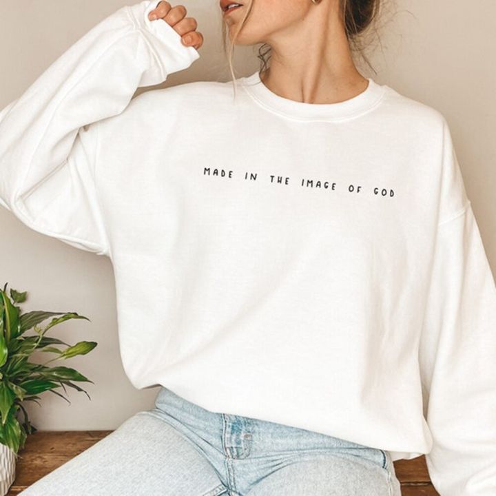 Christian Sweatshirt Made In The Image of God Sweatshirts Faith