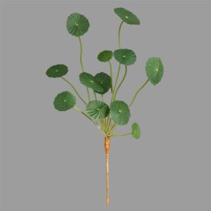 MODERNLUX Green Artificial Lotus Plants Decorative Floral Artificial Faux Plants Small Fake Lotus Leaves Wedding Decoration