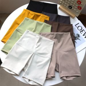 MINFEN ไนลอนยืดหยุ่นสูง ชุดกีฬาขาสั้น ฟิตติ้งแบบบีบอัด ผ้ายืดแห้งเร็ว ชุดโยคะขาสั้น ผ้ายืด ความยาว 3 นิ้ว ชุดวิ่งขาสั้น ออกกำลังกายฤดูร้อน