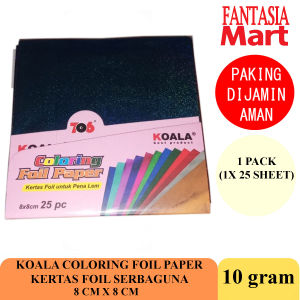 KOALA COLORING FOIL PAPER KERTAS FOIL SERBAGUNA BERBAGAI UKURAN FANTASIA DENGAN PAKING AMAN