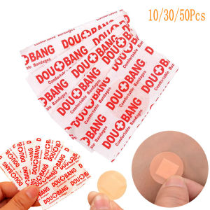 10Pcs First Aid Waterproof Healing Wounds Adhesive Bandage Round Band Aid Wound Plaster Outdoor First Aid Bandage