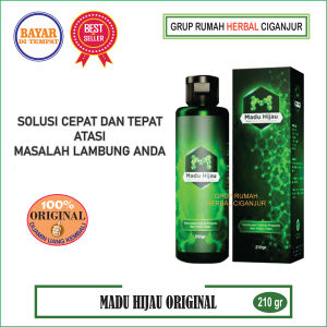 COD MADU HIJAU ASLI HALAL MUI - Madu Hijau Herbal Asam Lambung - Maag Kronis - Obat Tukak Lambung - Nyeri Lambung - Obat Sakit Maag Akut - Obat Magh - Gerd - Anti Radang Tenggorokan - Herbal Alami Jaminan ASLI MADU HIJAU