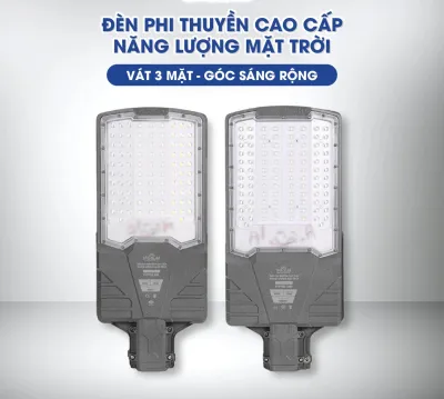 Đèn NLMT liền thể công suất 1000W Đèn Led Năng Lượng Mặt Đèn đường năng lượng mặt trời Trời Siêu Sáng Chống Nước