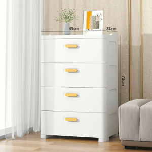 Bedroom Bedside Storage Drawer Cabinet Storage Cabinet Plastic Thickened Drawer Wardrobe Almari Baju Murah 衣櫃