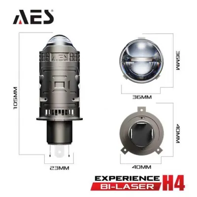 Lampu Bi-Laser AES TURBO SE EXPERIENCE H4 - 1 LAMPU/SATUAN